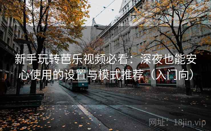 新手玩转芭乐视频必看:深夜也能安心使用的设置与模式推荐(入门向) 新手玩转芭乐视频必看:深夜也能安心使用的设置与模式推荐(入门向)