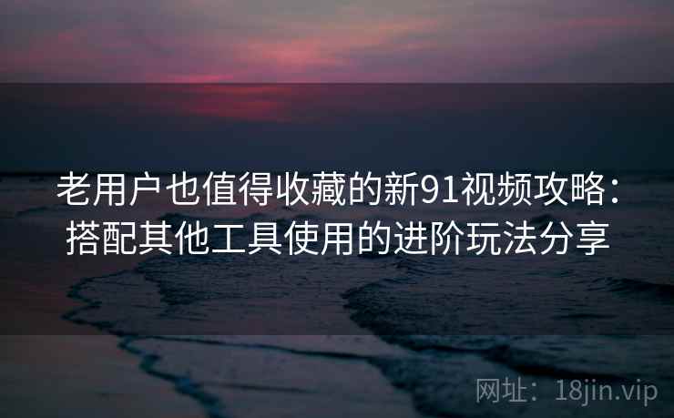 老用户也值得收藏的新91视频攻略:搭配其他工具使用的进阶玩法分享 老用户也值得收藏的新91视频攻略:搭配其他工具使用的进阶玩法分享
