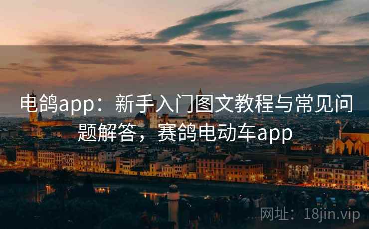 电鸽app：新手入门图文教程与常见问题解答，赛鸽电动车app