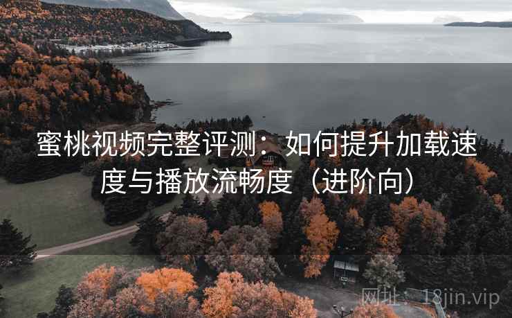 蜜桃视频完整评测：如何提升加载速度与播放流畅度（进阶向）