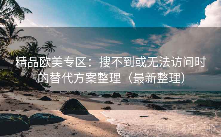 精品欧美专区：搜不到或无法访问时的替代方案整理（最新整理）