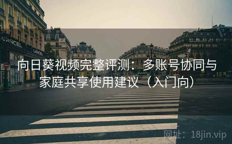 向日葵视频完整评测:多账号协同与家庭共享使用建议(入门向) 向日葵视频完整评测:多账号协同与家庭共享使用建议(入门向)